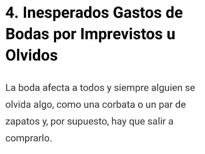 9 gastos inesperados para tener en cuenta!!! - 8