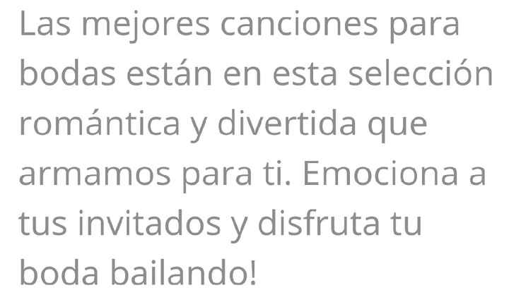 Canciones para la boda - 2
