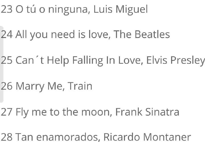 Canciones para la boda - 15