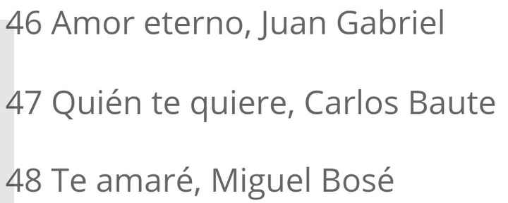 Canciones para la boda - 20