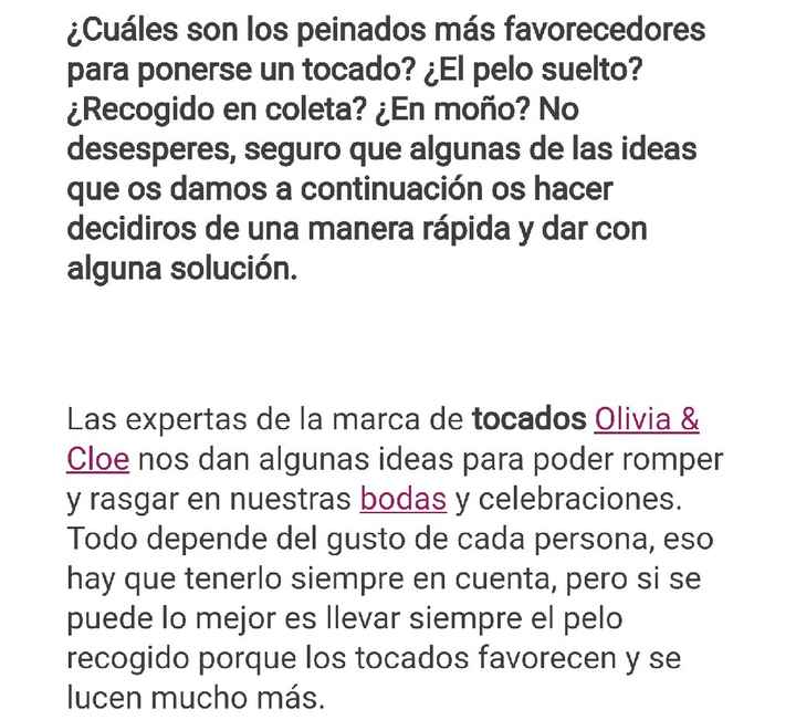 Peinados y tocados!!! - 2