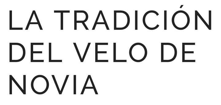 Velo de la novia - 1