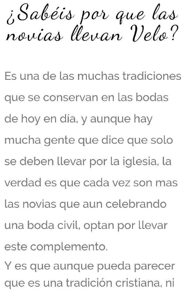 Velo de la novia - 2