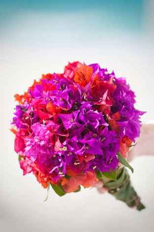 Ramos de novia color bugambilia - 2