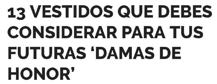 Vestidos para sus damas de honor!!! - 1
