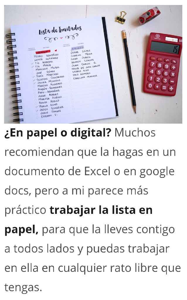 Como hacer la lista de invitados y no morir en el intento 😂😱🌟 - 11