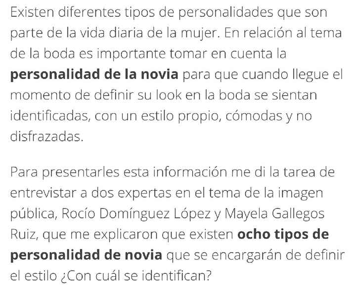 El vestido de novia y la personalidad de la novia!!! - 2