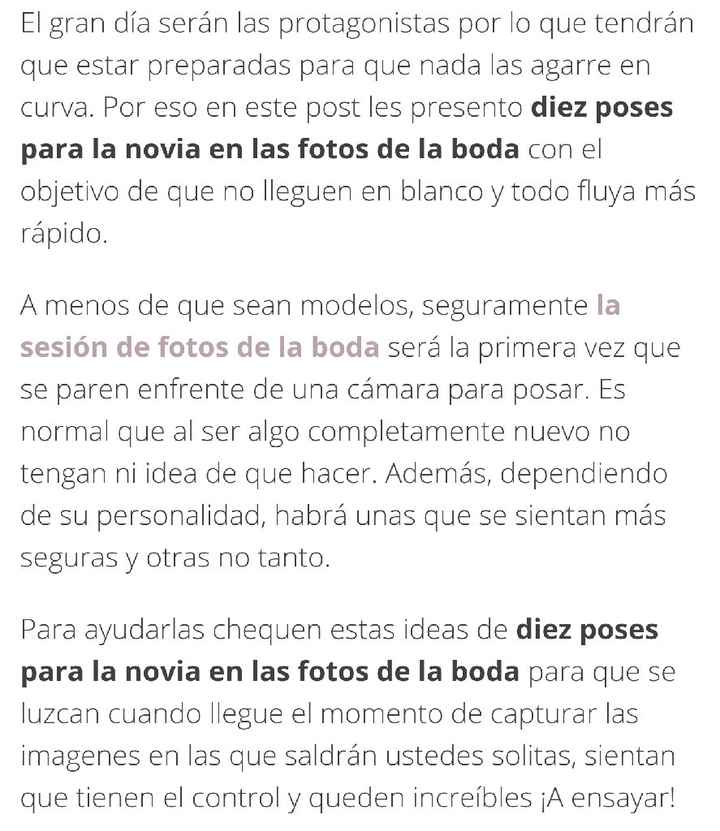 Las 10 mejores poses para la novia!!! 📷 - 2