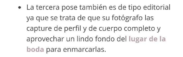 Las 10 mejores poses para la novia!!! 📷 - 7