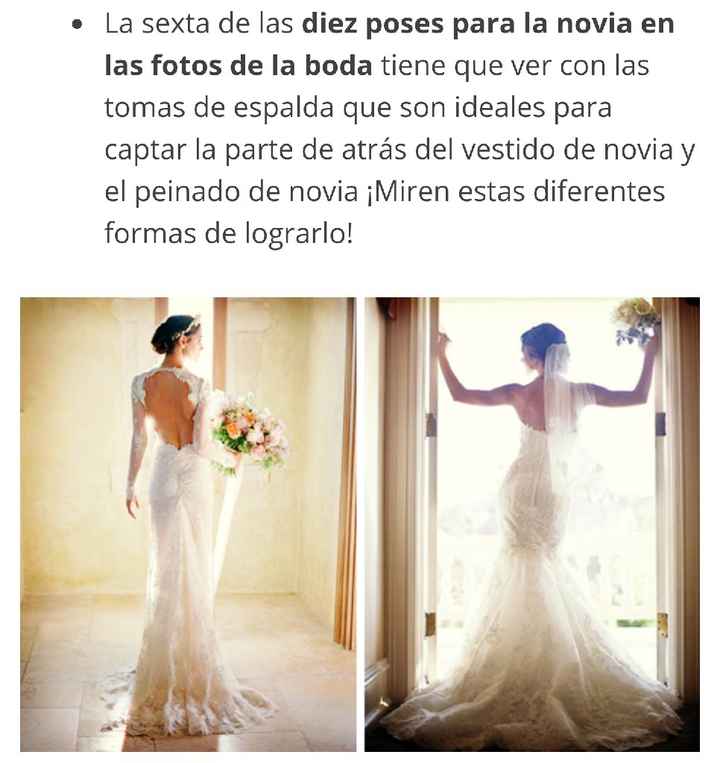 Las 10 mejores poses para la novia!!! 📷 - 12