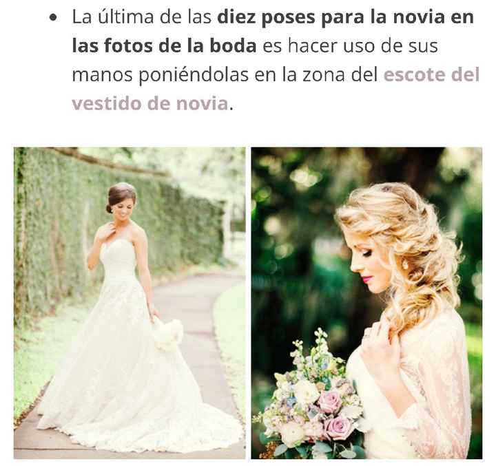Las 10 mejores poses para la novia!!! 📷 - 20