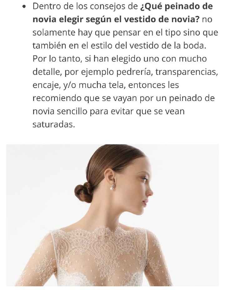 El peinado ideal según tu vestido - 9