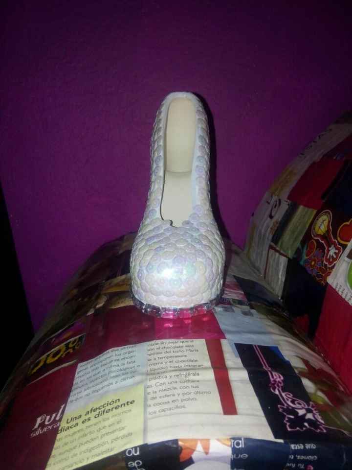 Mi hermosa zapatilla!!! 👠👰💰 - 2
