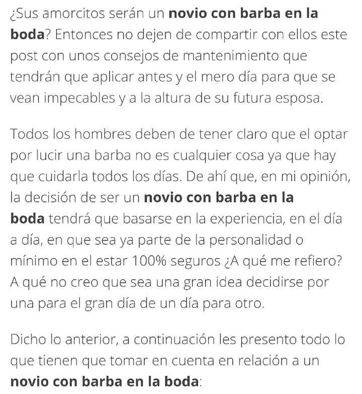 Novio con barba en la boda!!! - 2