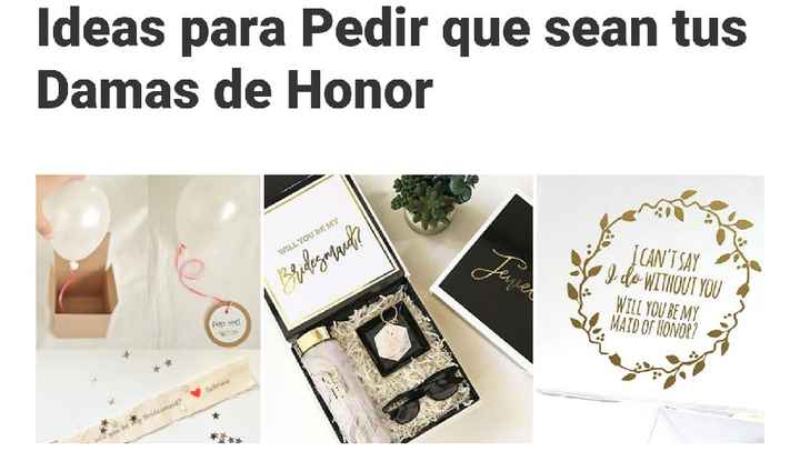 Damas: Ideas para pedirles que sean sus Damas de Honor!! - 1
