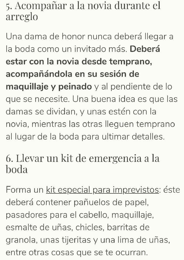 Damas: Funciones Claves - 5