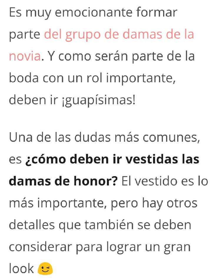 Damas: Look de las Damas de Honor - 2