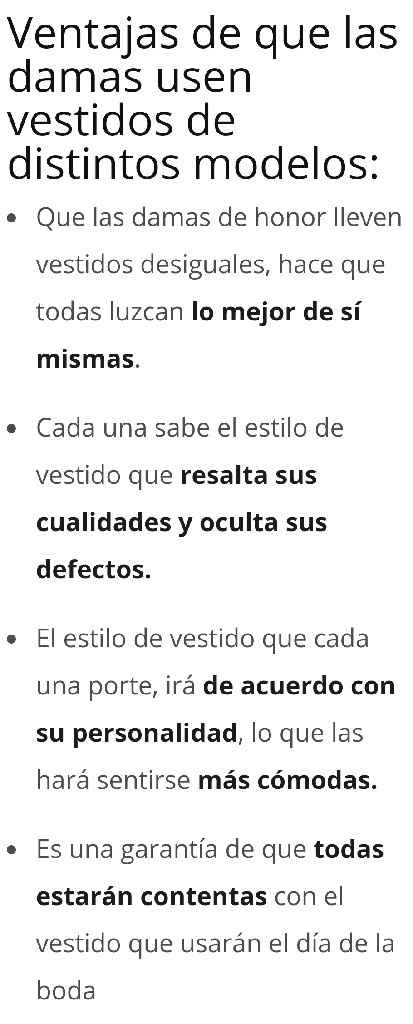 Damas: vestidos desiguales? - 4
