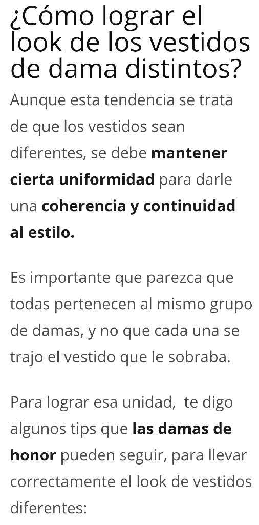 Damas: vestidos desiguales? - 5