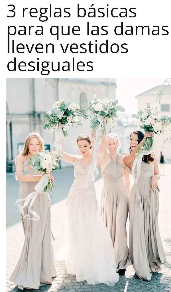 Damas: vestidos desiguales? - 8