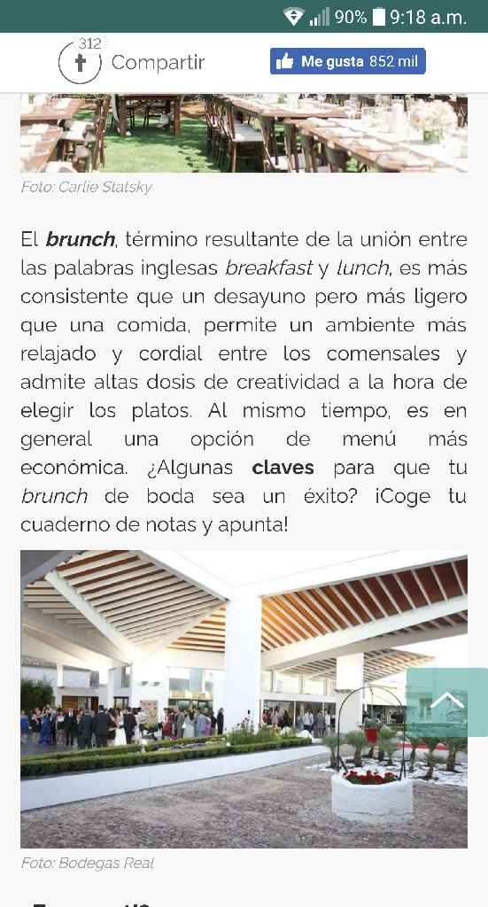 Boda estilo Brunch? - 1