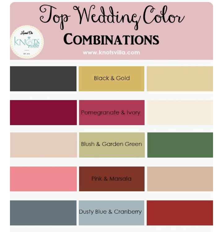 Colores de temporada para boda - 7