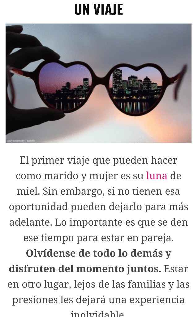 Cosas que deben de hacer el 1er año de matrimonio - 2