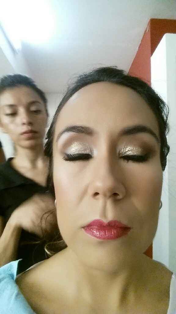 Prueba de peinado y maquillaje! - 5