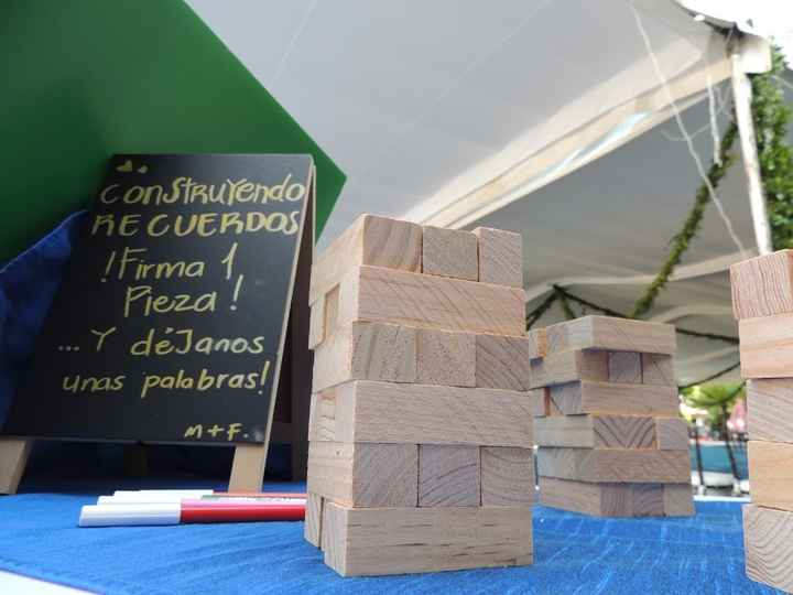 Nuestro libro de firmas Jenga