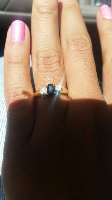 ¿Vas a llevar puesto el anillo de compromiso el día de la boda? - 1