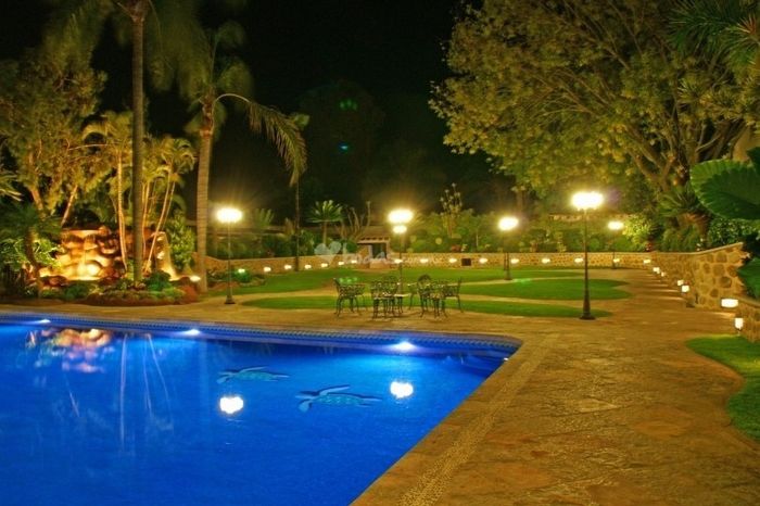 La alberca decorativa