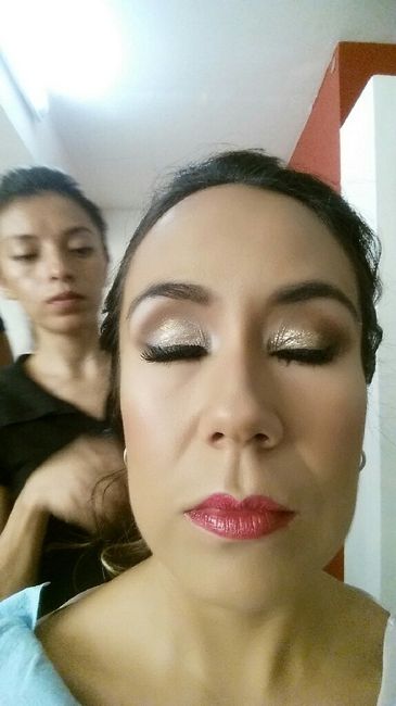 Prueba de peinado y maquillaje! - 5