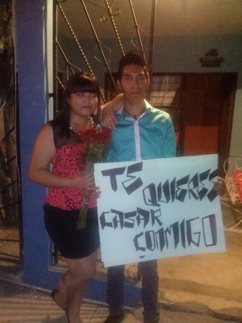 el dia que me pidio matrimonio