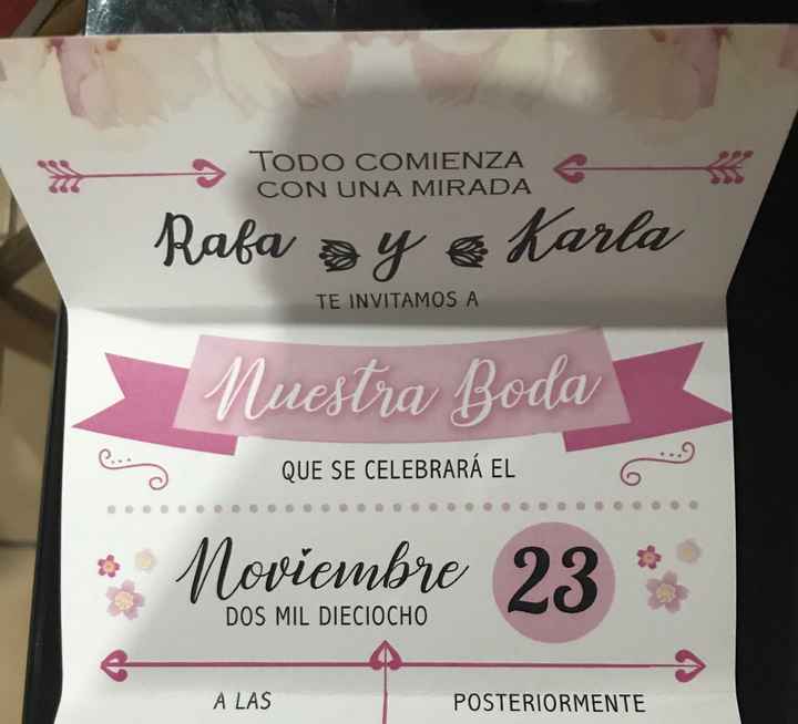 Invitaciones listas!!!! - 1