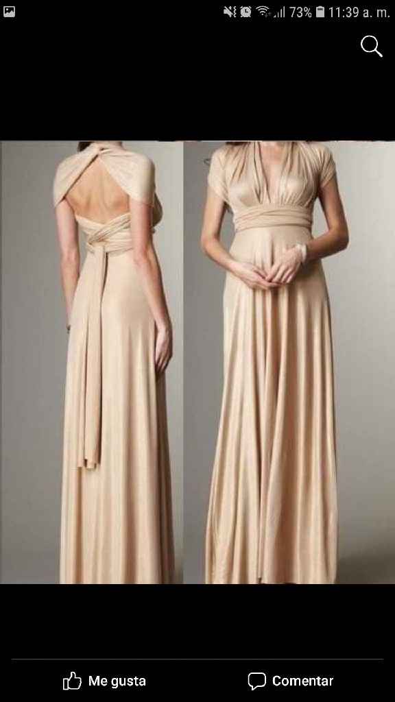 Vestidos de Damas, la eterna pregunta 😔😝 - 1