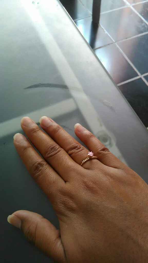 Anillo de compromiso poco común? - 1