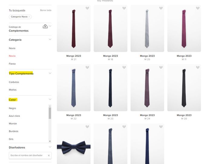 Corbatas y moños para novio 🤵 3