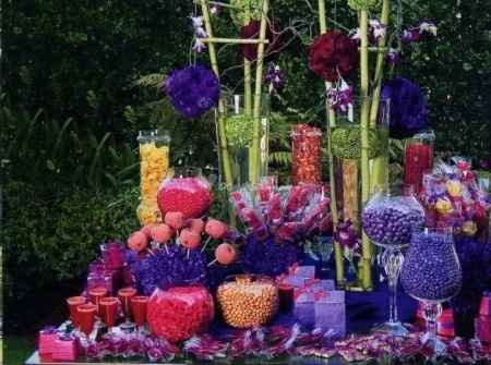 mesa magica de dulces