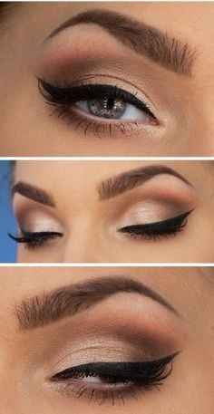 Tono tierra con cat eye