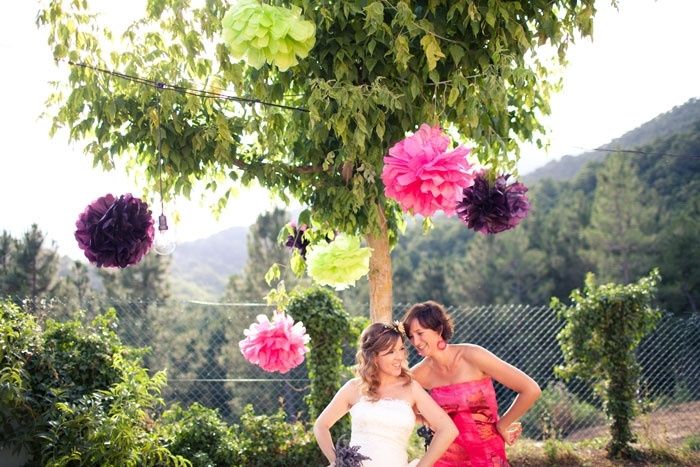 arbol con pompnes