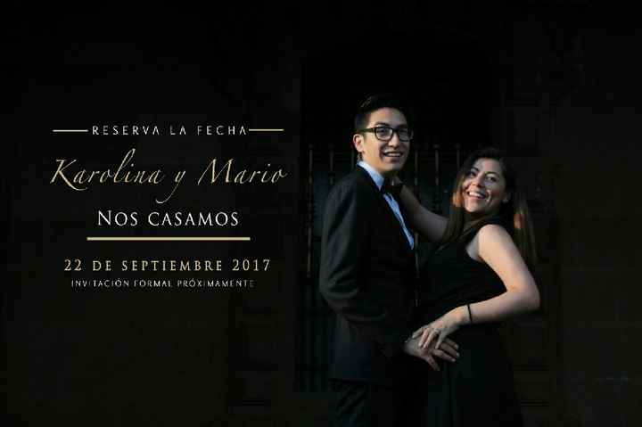 Save the date por fin!! - 3