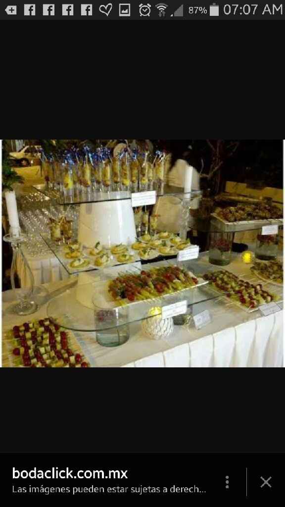 Mesas de alimentos - 2