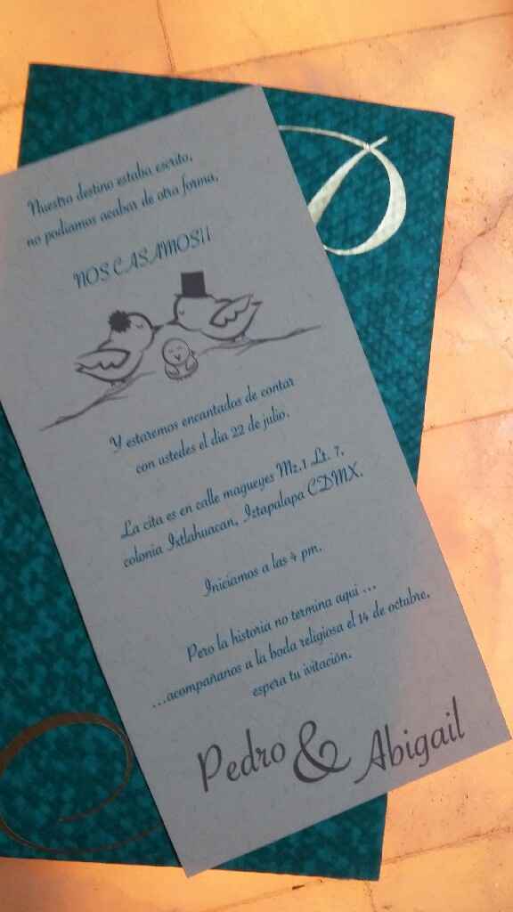 Mis propias invitaciones - 1