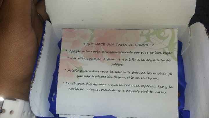 Las cajitas de las damas de honor - 3