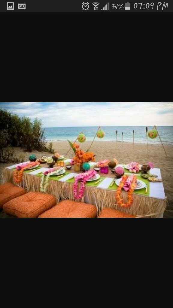 Boda estilo hawaiano - 2