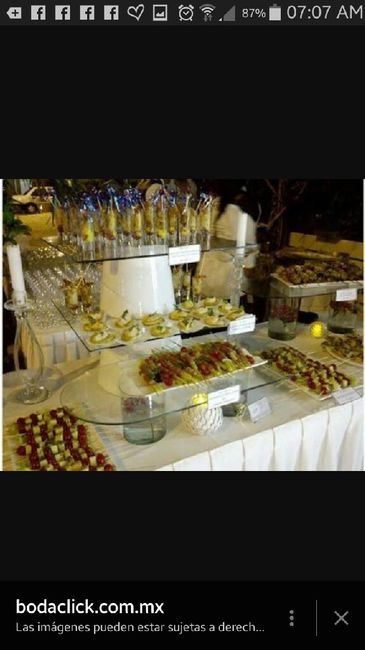 Mesas de alimentos - 2