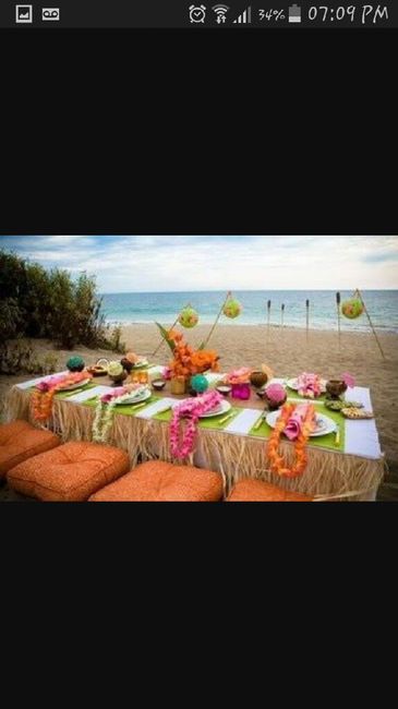 Boda estilo hawaiano - 2