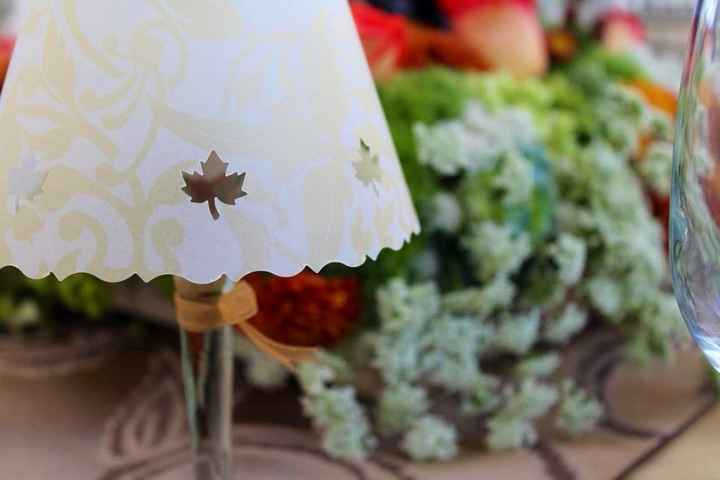 Lamparas copa (Nuestra boda)
