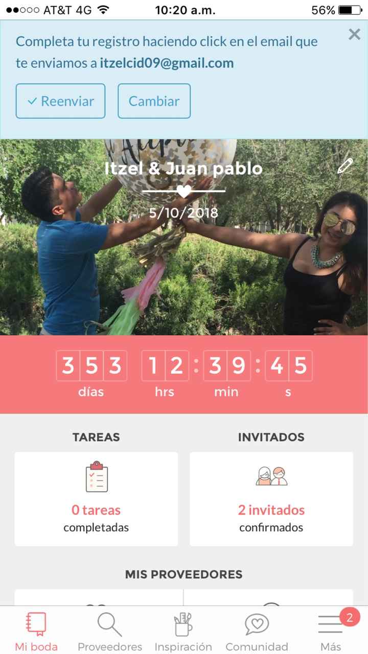 ¿Cuántos días faltan para tu día B? - 1