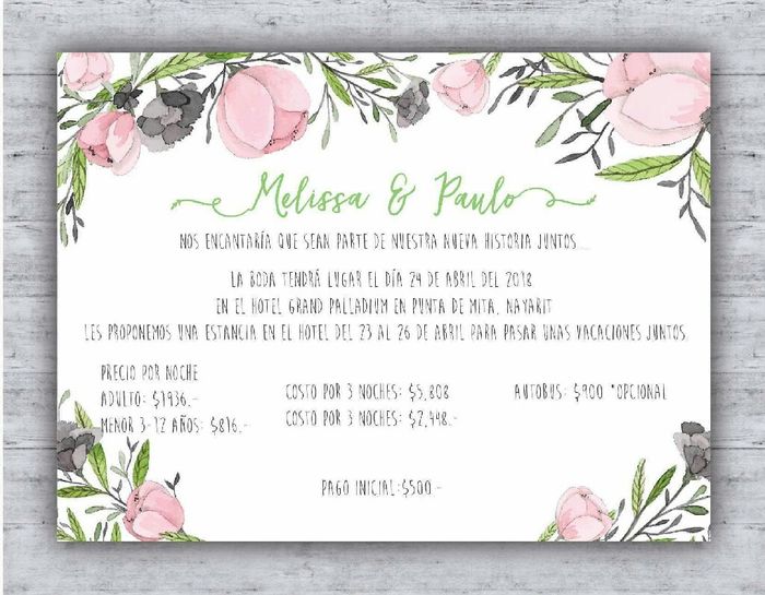  Ofrecer paquete de hotel a mis invitados - 1